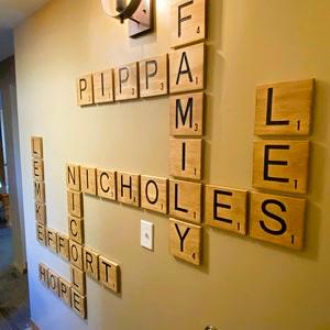 CARVED Scrabble Tiles