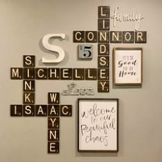 CARVED Scrabble Tiles